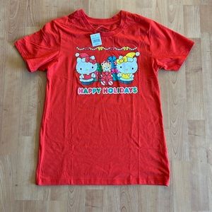 Hello Kitty Happy Holidays Christmas T-Shirt, Large - NEW
